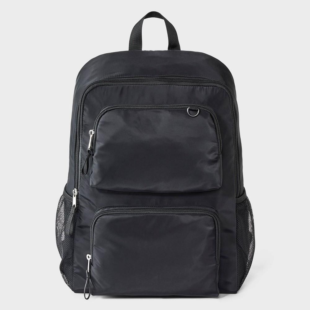 Girls' 18" Two Pocket Backpack - Art Class™ Black